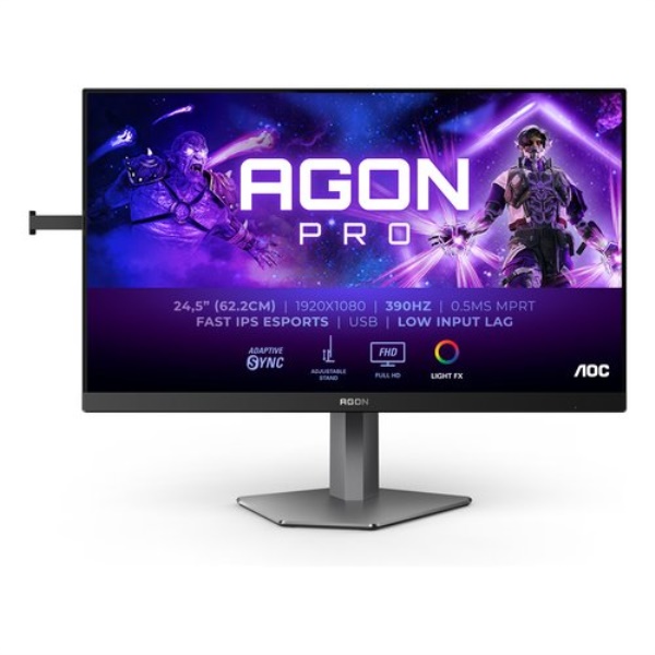 Monitor Aoc AG256FS AGON PRO Pivot Black e Gray
