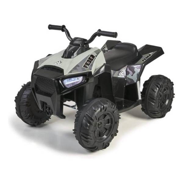 Moto elettrica Feber 800012541 BOXER Moto Quad 12V Grey black