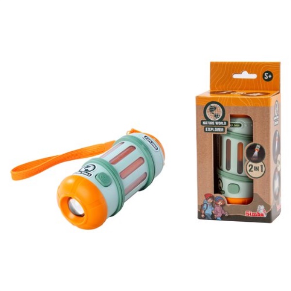 Torcia elettrica portatile Simba 104342664 NATURE WORLD EXPLORER Kids 