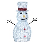 Lotti - Decoro Lotti 80249 Pupazzo di Neve Acrilico 3D Dual Led Bianco