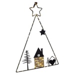 Lotti - Decoro Lotti 80133 Alberello appendibile MicroLed Nero