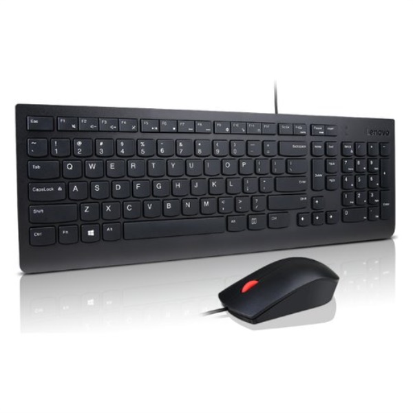 Tastiera e mouse Lenovo 4X31R64420 ESSENTIAL Wired Combo Black