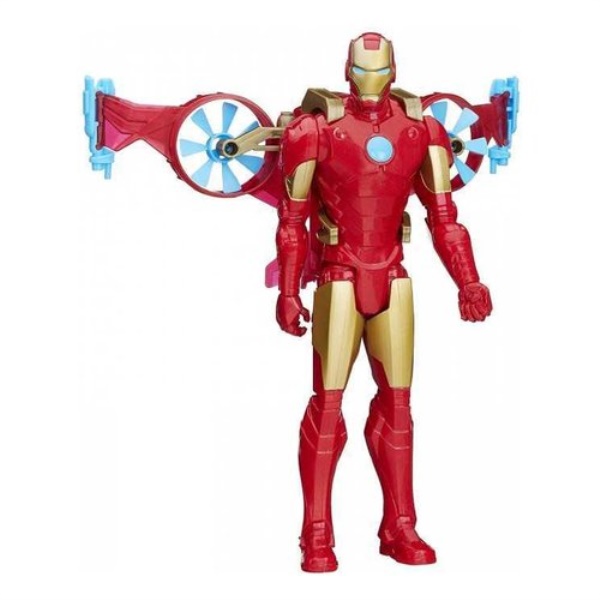 Personaggio Hasbro B6156 MARVEL AVENGERS Iron Man con Hover Pack