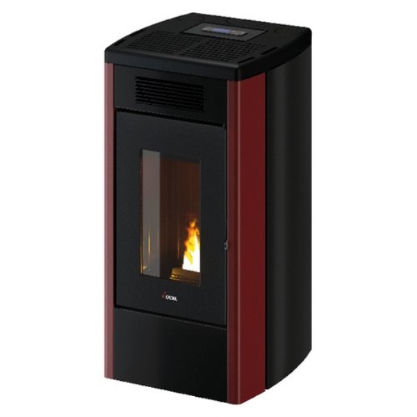 Stufa pellet Cadel 7023116 ATENA Plus 12 T2 Red Steel