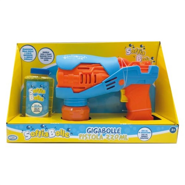 Bolle di sapone Ods 34485 SOFFIABOLLE Pistola Gigabolle 220 ml