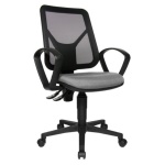 Topstar - Sedia Topstar SOAN20BG230H AIRGO NET B90 G23 Grigio e Nero