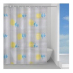 Gedy - Tenda doccia Gedy TROPICAL Azzurro e Giallo
