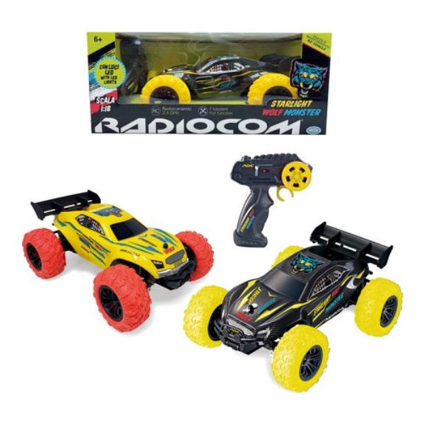 Radiocomando Ods 40742 RADIOCOM Starlight Wolf Monster 2,4 GHz 7F Asso