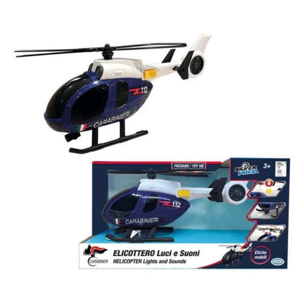 Elicottero giocattolo Ods 41007 SILVER WHEEL Carabinieri con luci e su