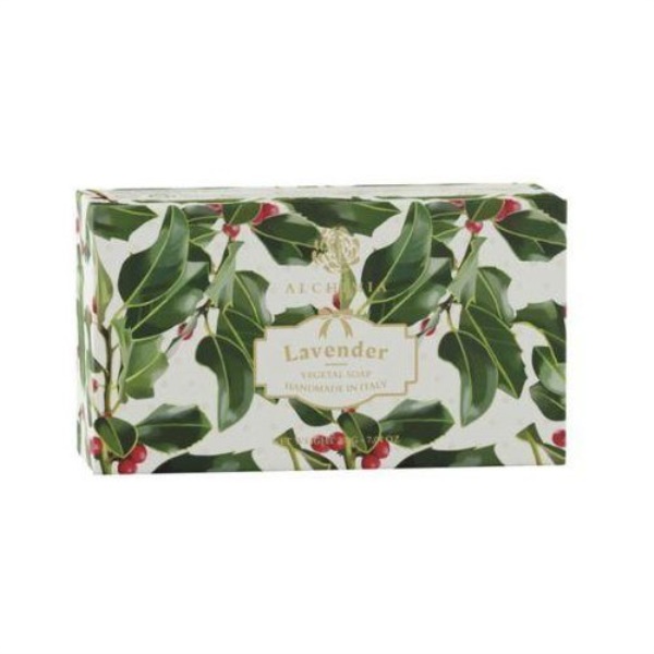 Detergente Alchimia Sapone natalizio solido vegetale xmas alla lavanda