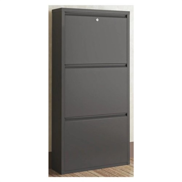 Scarpiera Modams SC3DRBLM CABINET 6 Paia Nero opaco