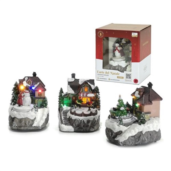 Paesaggio Natale General Trade 442228 Paesaggio con movimento e luci A