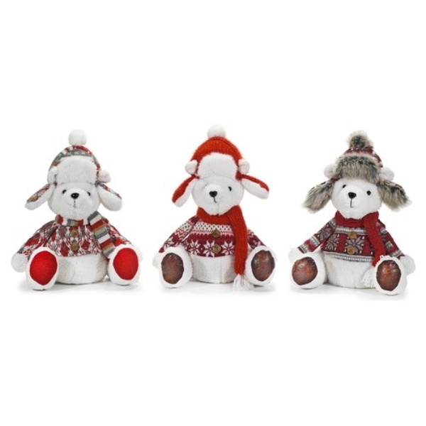 Decorazione Natale General Trade 421066 Orsetto Natale Assortito