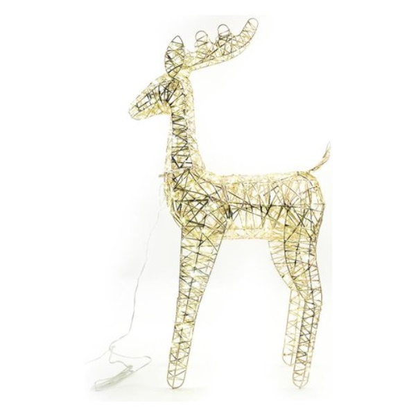 Sagoma luminosa Natale Mercury 58409 Renna Oro
