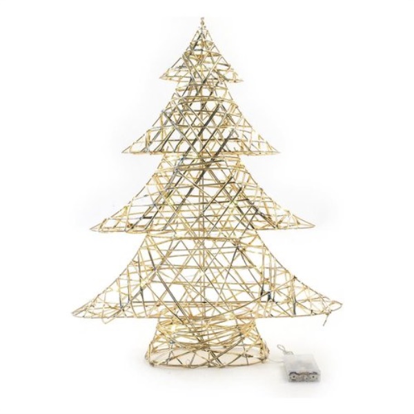 Albero Natale soprammobile Mercury 58256 Oro
