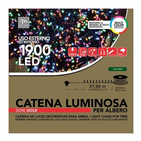 Filo luci Natale Mercury 51684 CHRISTMAS Verde