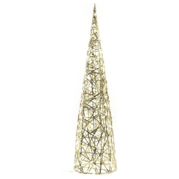 Sagoma albero Natale luminoso Mercury 58140 Cono Oro