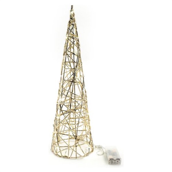 Albero Natale soprammobile Mercury 58119 Oro