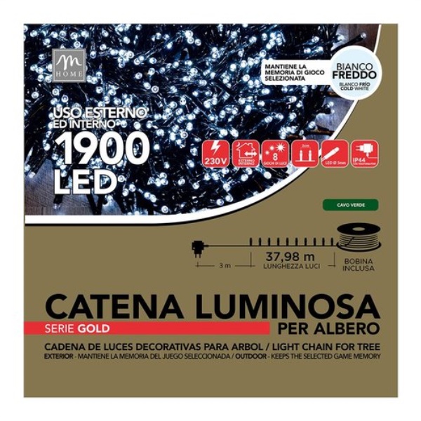 Filo luci Natale Mercury 87716 CHRISTMAS Verde