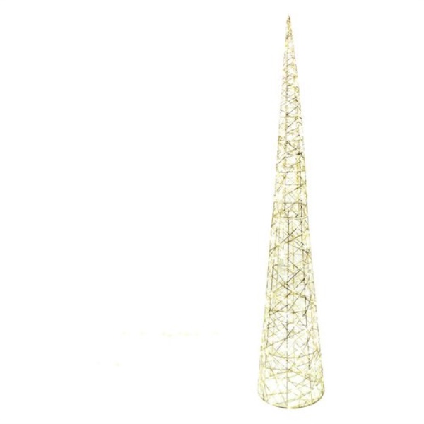 Sagoma albero Natale luminoso Mercury 58157 Cono Oro