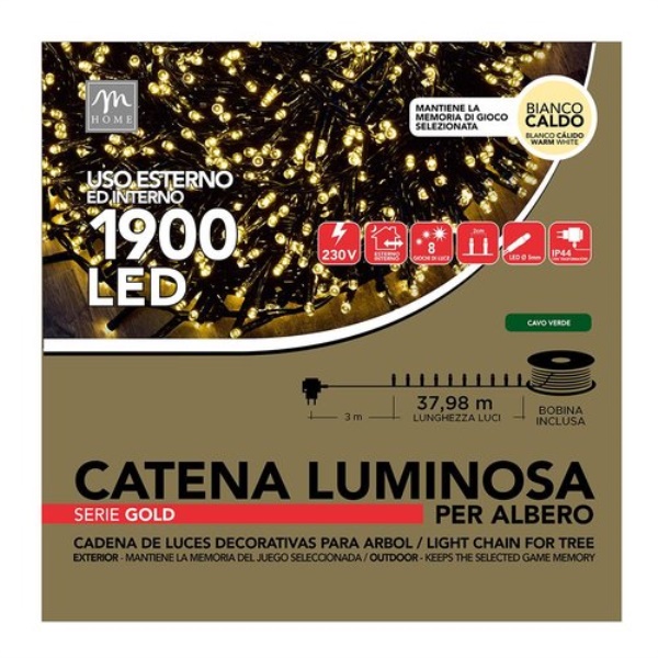 Filo luci Natale Mercury 87709 CHRISTMAS Verde