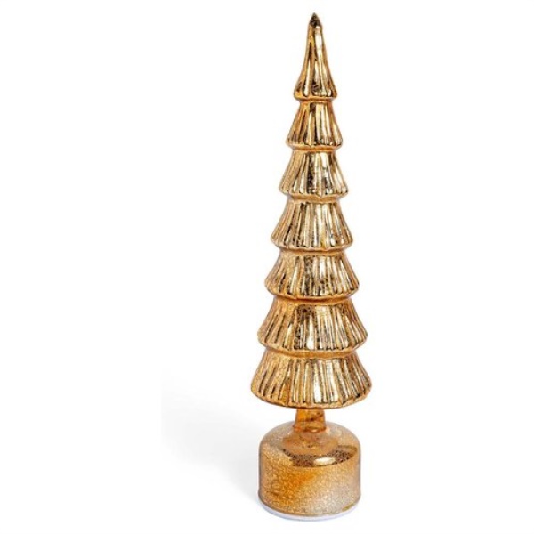 Albero Natale soprammobile Mercury 83046 Oro