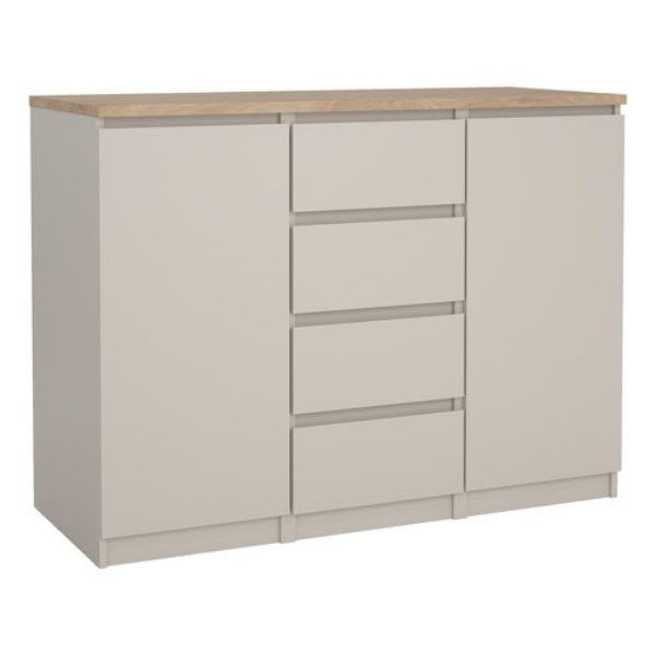 Base Tvilum 76236NKHL NAIA Cashmere e Jackson hickory