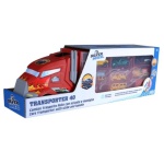 Ods - Camion Transporter 40 con 3 auto Ods 41443 SILVER WHEEL Rosso