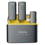 KARMA - Kit microfoni Karma 32171 VLOGGER Plus Black e Yellow