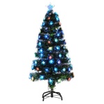 General Trade - Albero Natale General Trade 446507 fibra ottica 130 led Verde