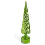 Mercury - Decoro Mercury 83039 Albero rotante vetro con luci  Verde