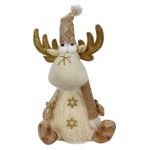 Due Esse Christmas - Renna seduta con luce oro Due Esse Christmas XNA24056751