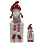 Due Esse Christmas - Gnomo seduto cappello Fungo Due Esse Christmas XNA23030521 Assortito