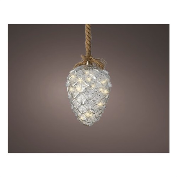 Decorazione luminosa Natale Kaemingk 485695 Pigna