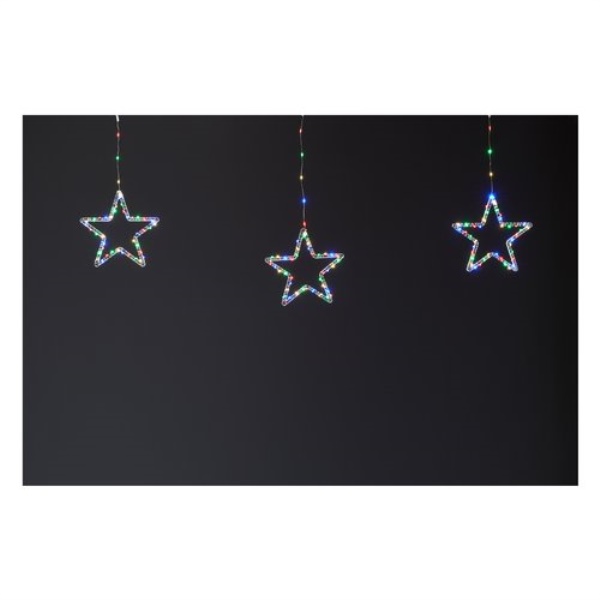 Tenda luminosa Natale Pre Qu' Italia D3979 Stelle Trasparente