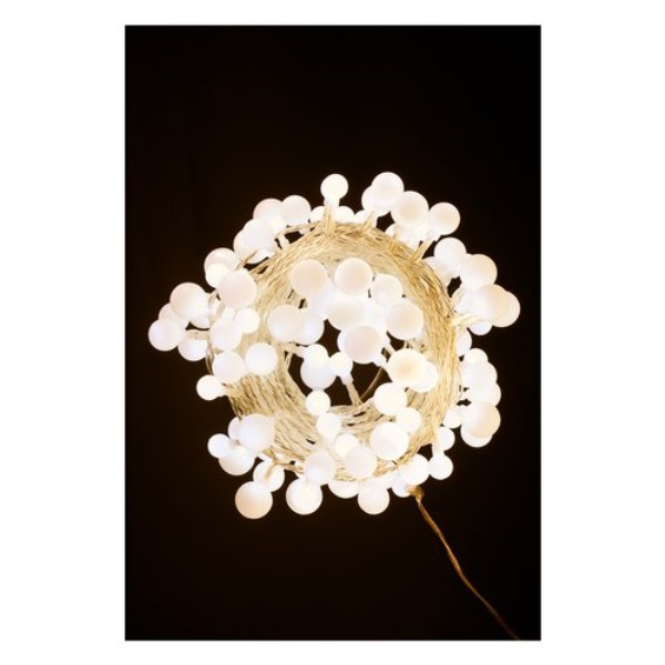 Filo luci Natale Pre Qu' Italia D3969 CHRISTMAS Sfere Trasparente