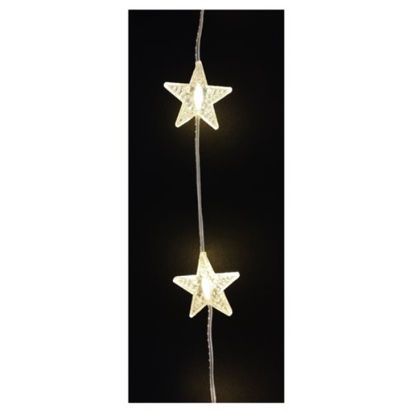 Tenda luminosa Natale Pre Qu' Italia D4096 Stelle Trasparente