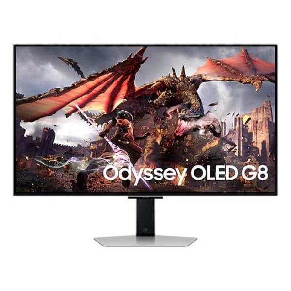 Monitor Samsung LS32DG800SUXEN ODYSSEY OLED G8 UHD Pivot Silver e Blac
