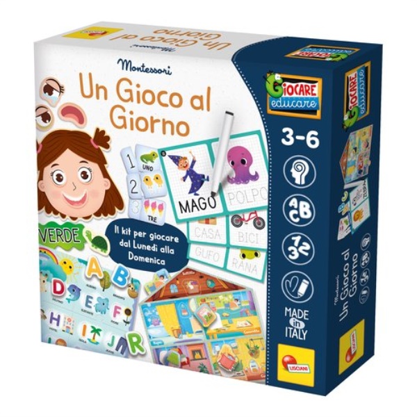 Gioco educativo Lisciani 111619 MONTESSORI Un gioco al giorno