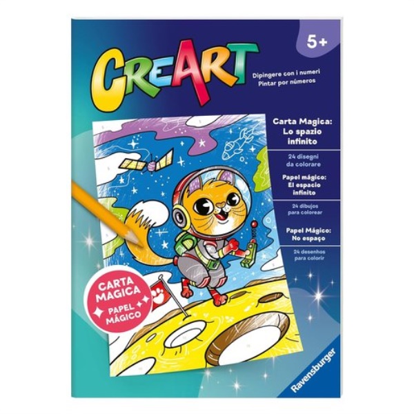 Creativo Ravensburger 13096010 CREART Libro da colorare Lo spazio infi