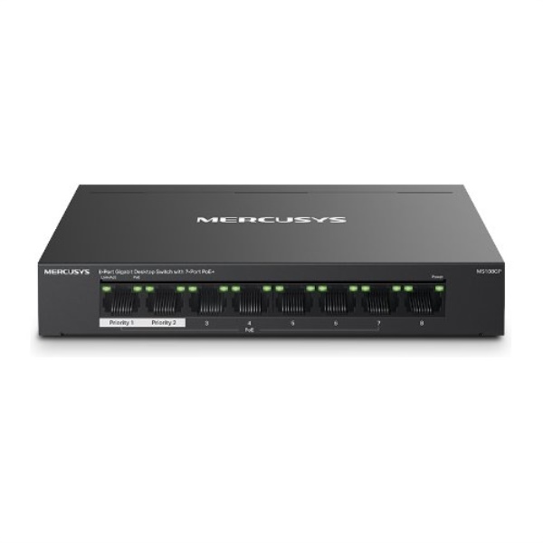 Switch di rete Mercusys MS108GP Black
