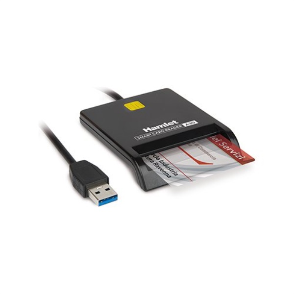 Lettore smart card Hamlet - Accessories Non Cons HUSCR A30 USB A Black