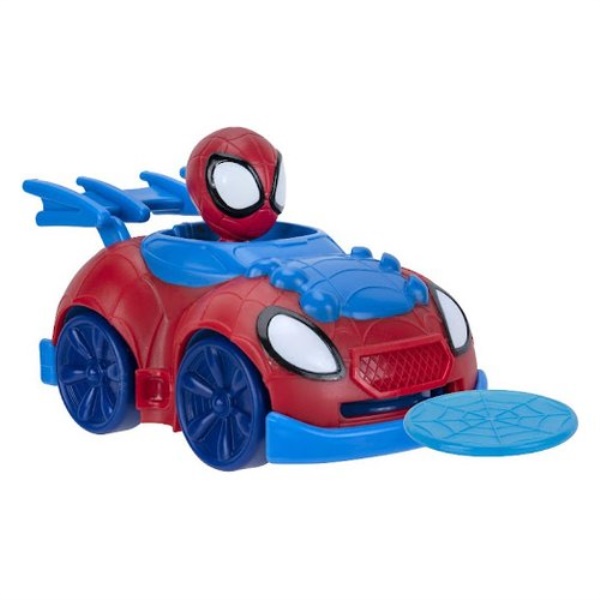 Set personaggio Rei Toys SP020300 MARVEL SPIDEY Veicolo lanciadischi c