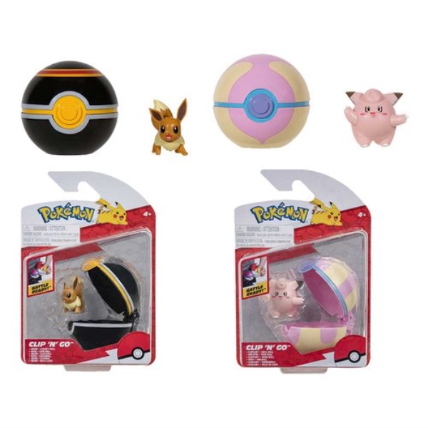 Personaggio Rei Toys PK160300 POKÉMON Mini personaggio Clip n'Go in Po