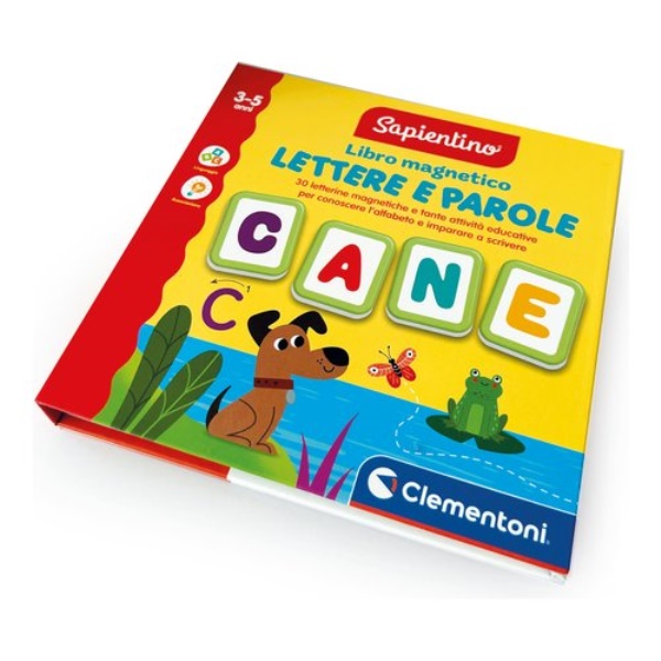 Gioco prescolare Clementoni 16487 SAPIENTINO Libro magnetico  Lettere 