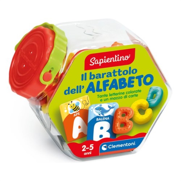 Gioco prescolare Clementoni 16486 SAPIENTINO Il barattolo dell’alfabet