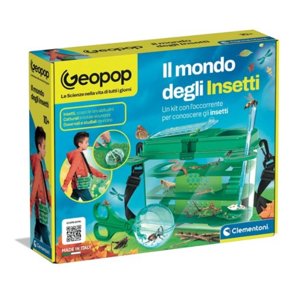 Gioco educativo Clementoni 19428 GEOPOP Il Mondo degli Insetti