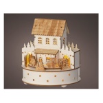 Kaemingk - Paesaggio Natalizio casetta musica movimento e luci Kaemingk 487720 As