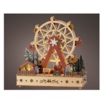 Kaemingk - Paesaggio Natalizio ruota panoramica musica movimento e luci Kaemingk 