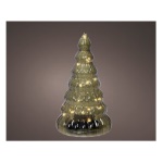 Kaemingk - Decoro Kaemingk 489507 Albero vetro con luci Verde